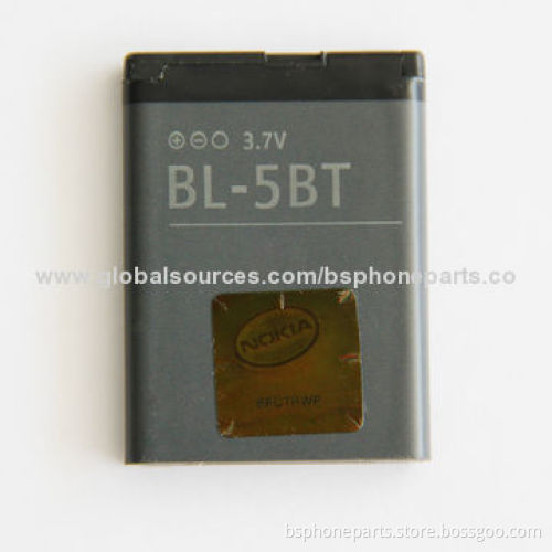 Well Tested Li-ion Battery BL-5BT for Nokia, Good Quality with Good Warranty